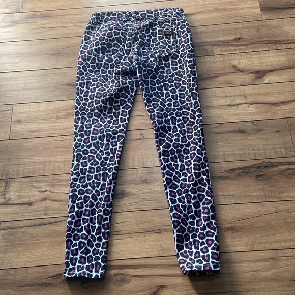 Michael Kors Pink Leopard Jeans Size 4 - Picture 4 of 6